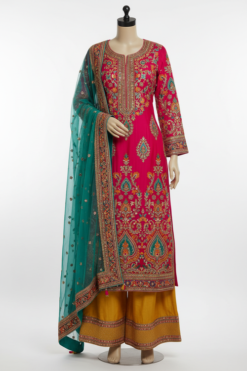 Anaya Suit Set - Vibrant festive ethnic wear